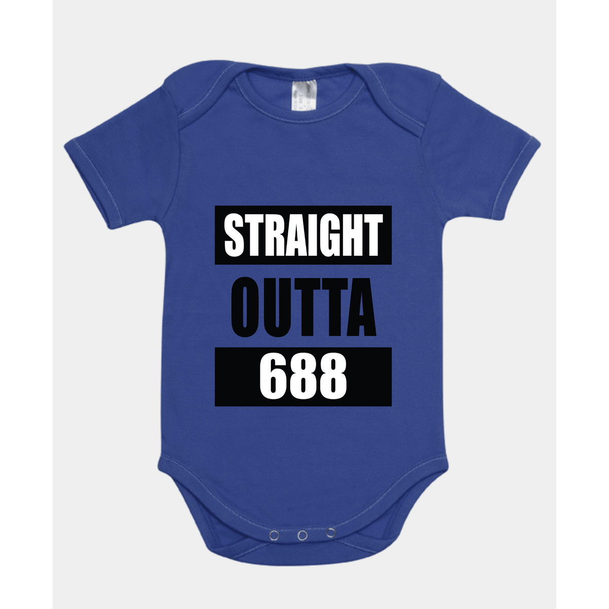 STRAIGHT OUTTA 688 | ORGANIC COTTON ONESIE - Stick N It