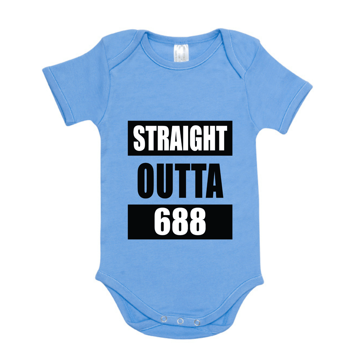 STRAIGHT OUTTA 688 | ORGANIC COTTON ONESIE - Stick N It