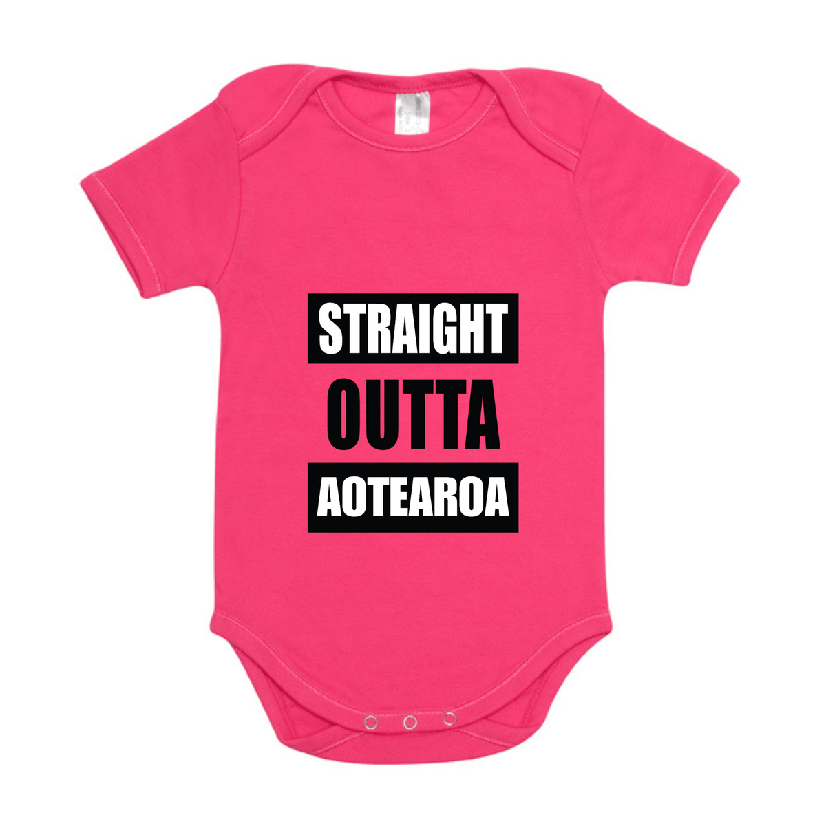 STRAIGHT OUTTA AOTEAROA | ORGANIC COTTON ONESIE - Stick N It