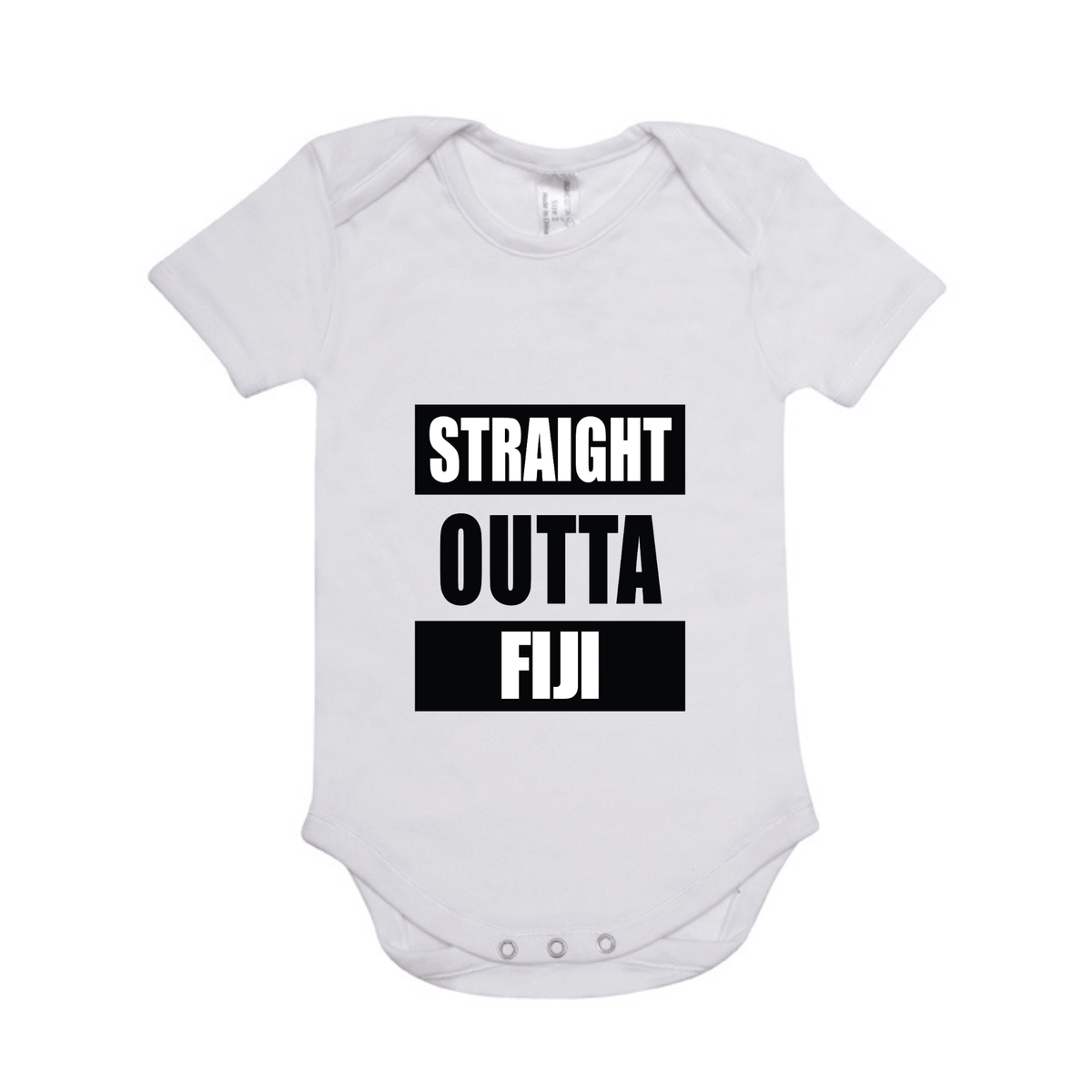 STRAIGHT OUTTA FIJI | ORGANIC COTTON ONESIE - Stick N It