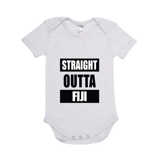 STRAIGHT OUTTA FIJI | ORGANIC COTTON ONESIE - Stick N It