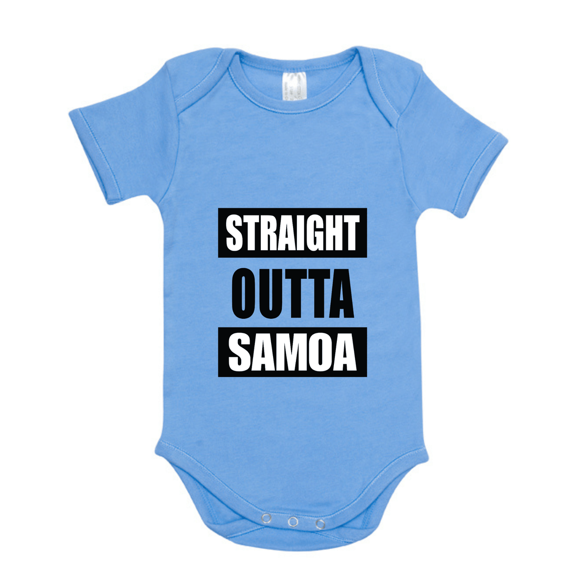 STRAIGHT OUTTA SAMOA | ORGANIC COTTON ONESIE - Stick N It