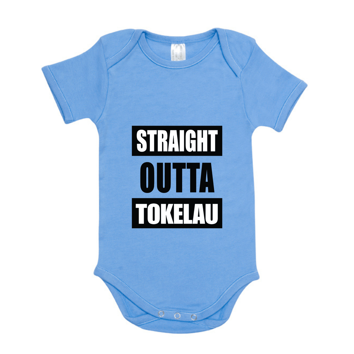 STRAIGHT OUTTA TOKELAU | ORGANIC COTTON ONESIE - Stick N It
