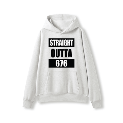 STRAIGHT OUTTA 676 | OVERSIZE UNISEX HOODIE - Stick N It