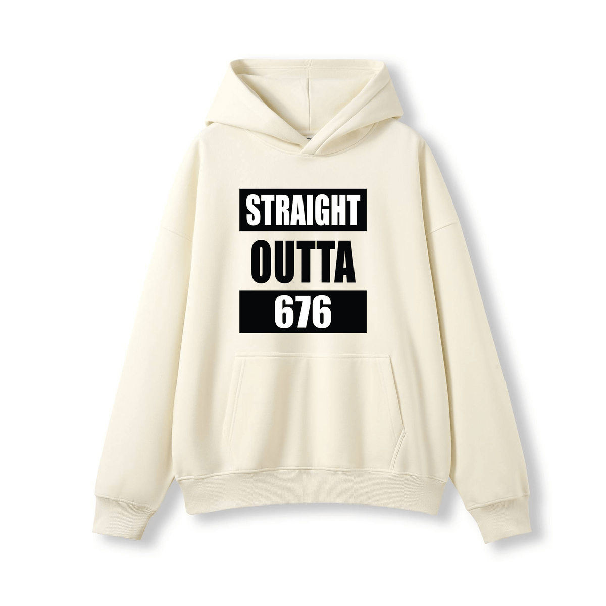 STRAIGHT OUTTA 676 | OVERSIZE UNISEX HOODIE - Stick N It