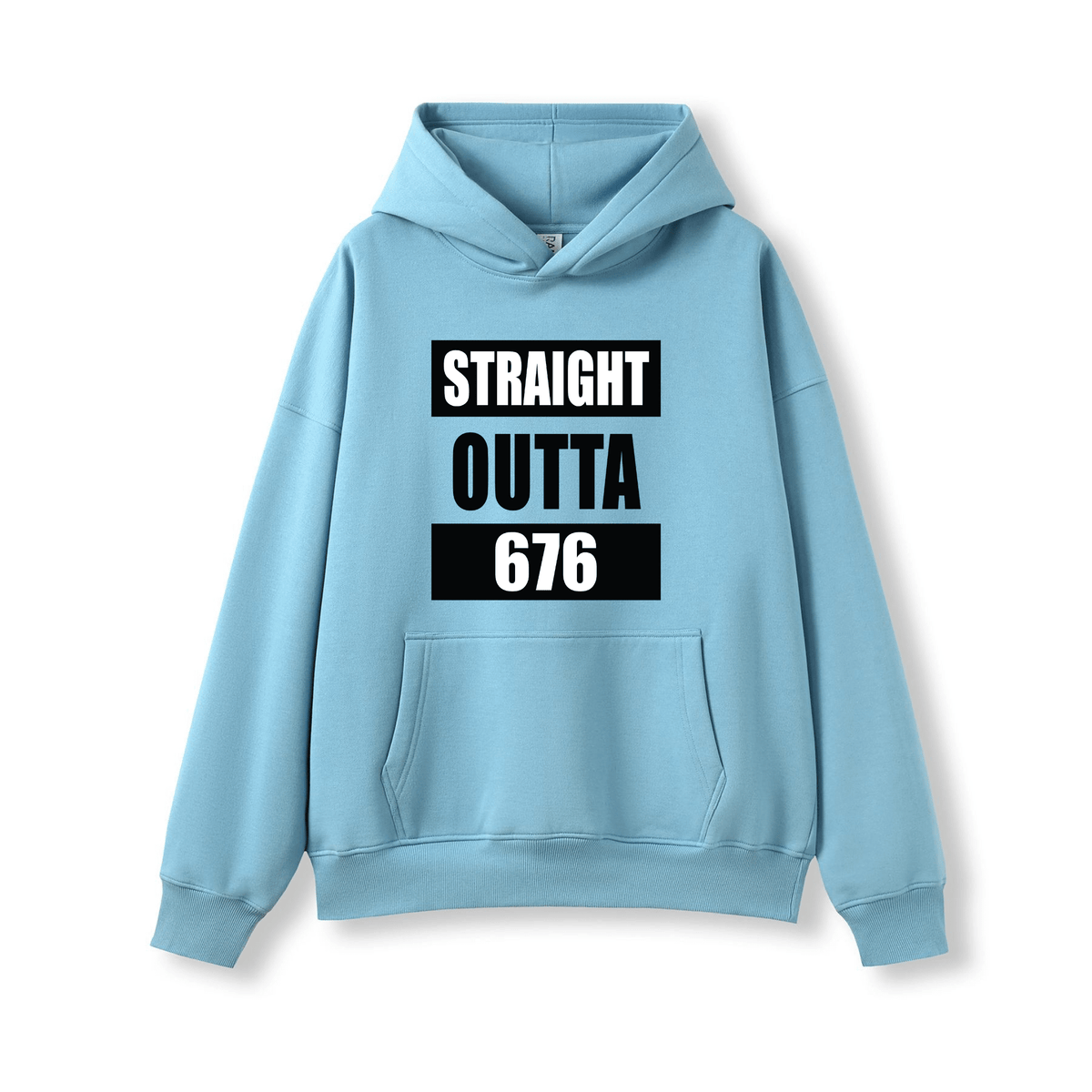 STRAIGHT OUTTA 676 | OVERSIZE UNISEX HOODIE - Stick N It