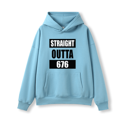 STRAIGHT OUTTA 676 | OVERSIZE UNISEX HOODIE - Stick N It
