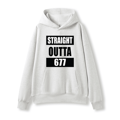 STRAIGHT OUTTA 677 | OVERSIZE UNISEX HOODIE - Stick N It