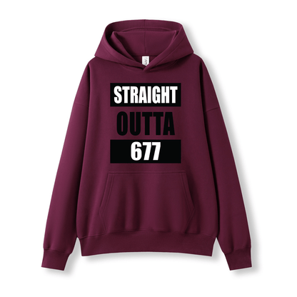 STRAIGHT OUTTA 677 | OVERSIZE UNISEX HOODIE - Stick N It