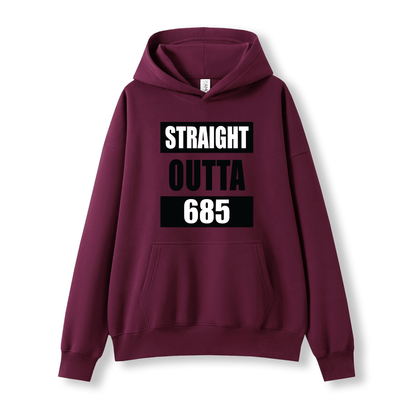 STRAIGHT OUTTA 685 | OVERSIZE UNISEX HOODIE - Stick N It