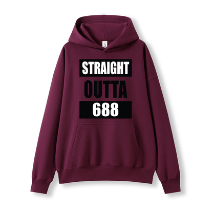 STRAIGHT OUTTA 688 | OVERSIZE UNISEX HOODIE - Stick N It
