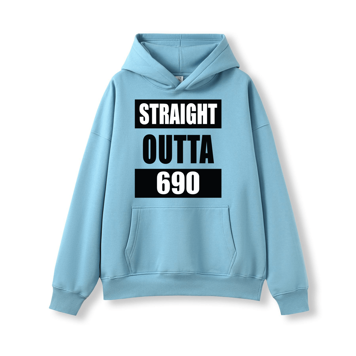 STRAIGHT OUTTA 690 | OVERSIZE UNISEX HOODIE - Stick N It