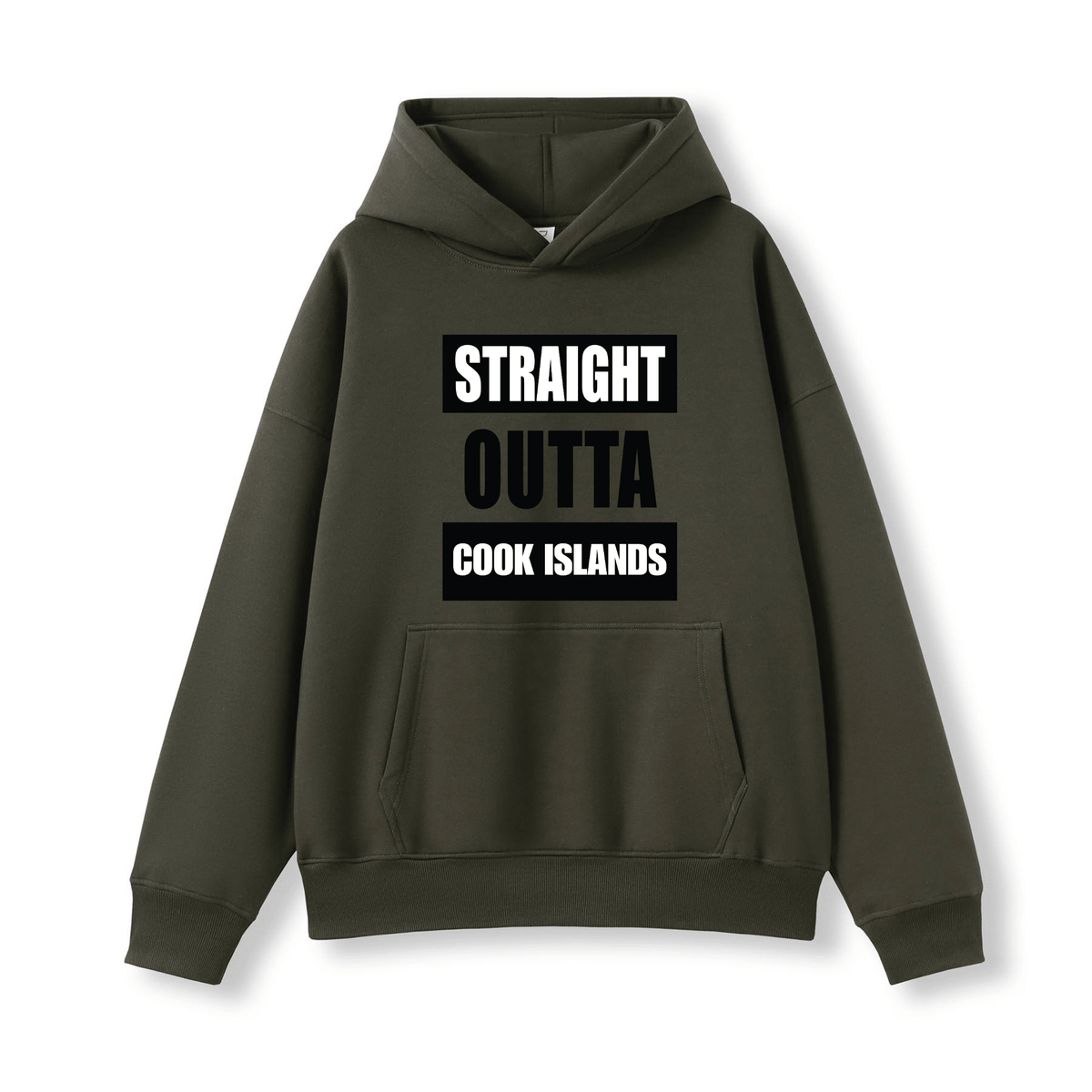 STRAIGHT OUTTA COOK ISLANDS | OVERSIZE UNISEX HOODIE - Stick N It