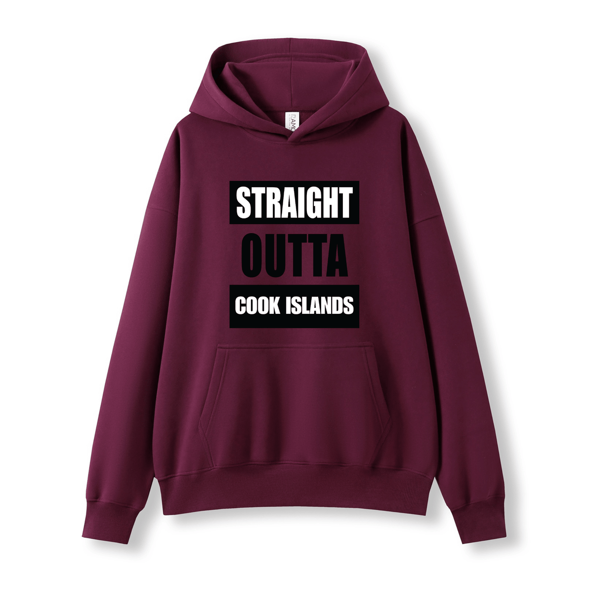 STRAIGHT OUTTA COOK ISLANDS | OVERSIZE UNISEX HOODIE - Stick N It