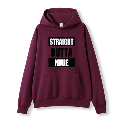 STRAIGHT OUTTA NIUE | OVERSIZE UNISEX HOODIE - Stick N It
