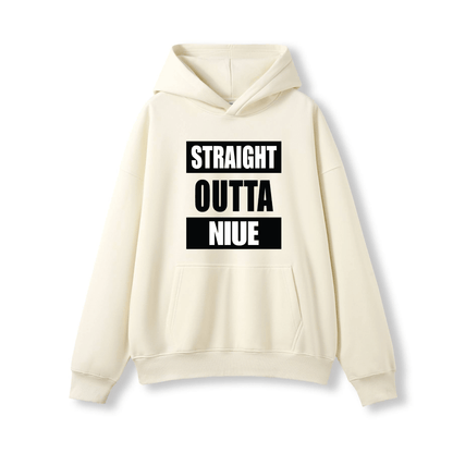 STRAIGHT OUTTA NIUE | OVERSIZE UNISEX HOODIE - Stick N It