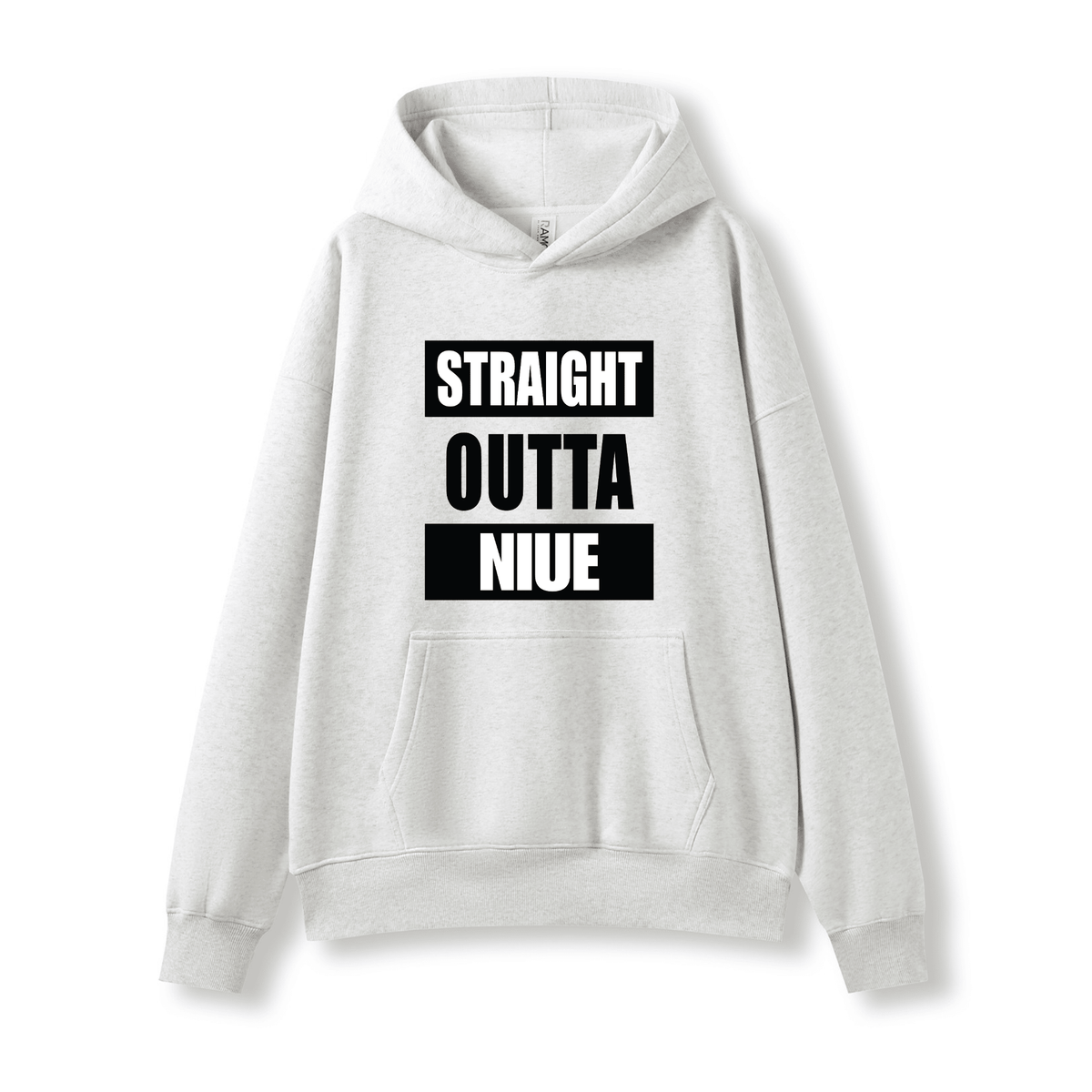 STRAIGHT OUTTA NIUE | OVERSIZE UNISEX HOODIE - Stick N It