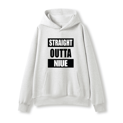 STRAIGHT OUTTA NIUE | OVERSIZE UNISEX HOODIE - Stick N It