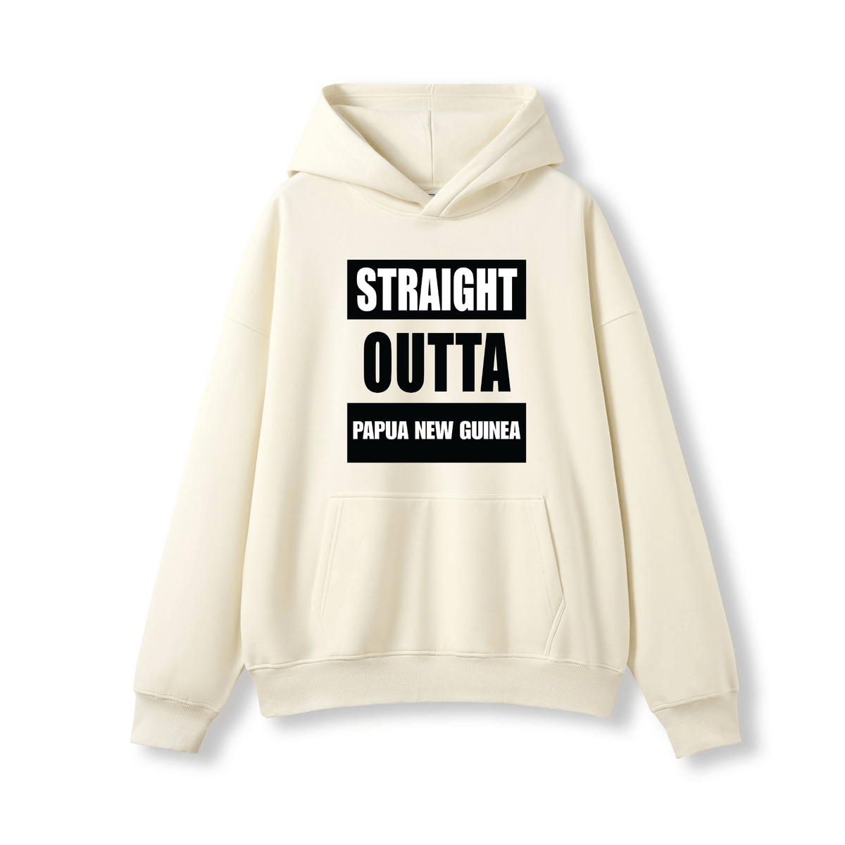 STRAIGHT OUTTA PAPUA NEW GUINEA | OVERSIZE UNISEX HOODIE - Stick N It