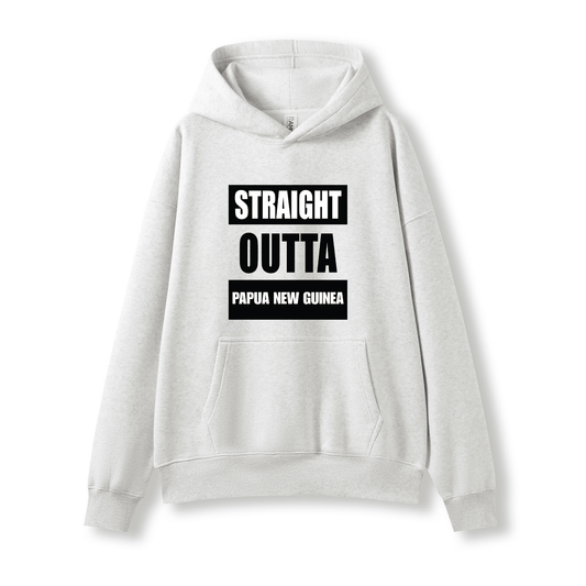 STRAIGHT OUTTA PAPUA NEW GUINEA | OVERSIZE UNISEX HOODIE - Stick N It