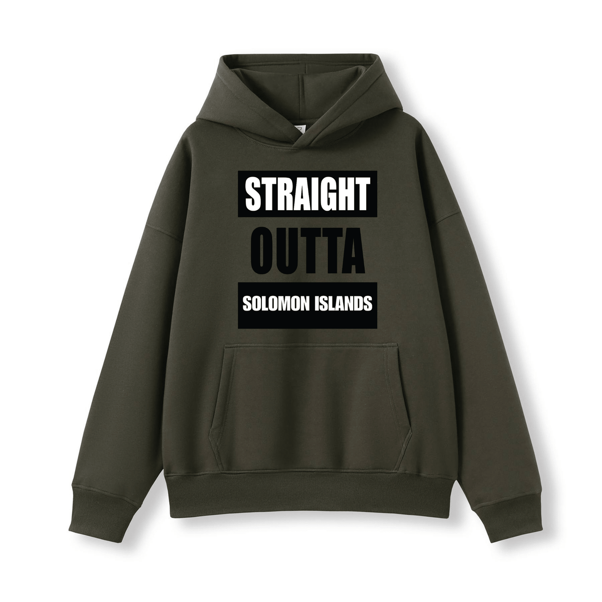 STRAIGHT OUTTA SOLOMON ISLANDS | OVERSIZE UNISEX HOODIE - Stick N It