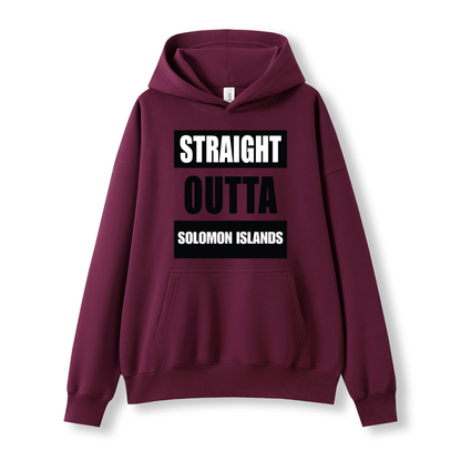 STRAIGHT OUTTA SOLOMON ISLANDS | OVERSIZE UNISEX HOODIE - Stick N It