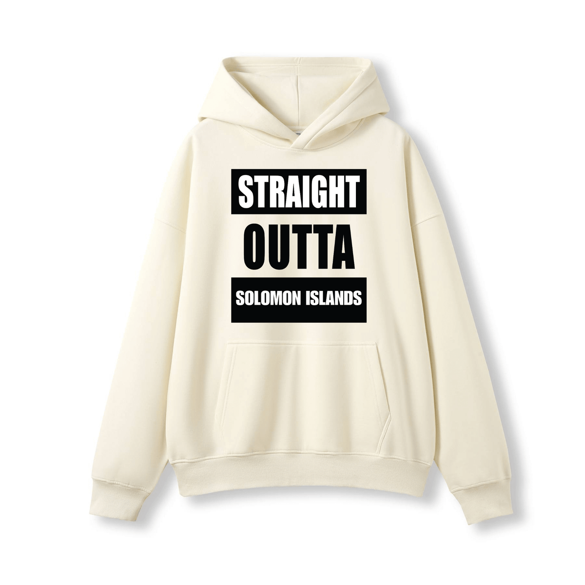 STRAIGHT OUTTA SOLOMON ISLANDS | OVERSIZE UNISEX HOODIE - Stick N It
