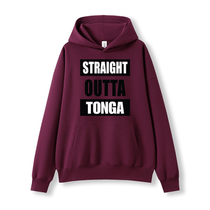 STRAIGHT OUTTA TONGA | OVERSIZE UNISEX HOODIE - Stick N It