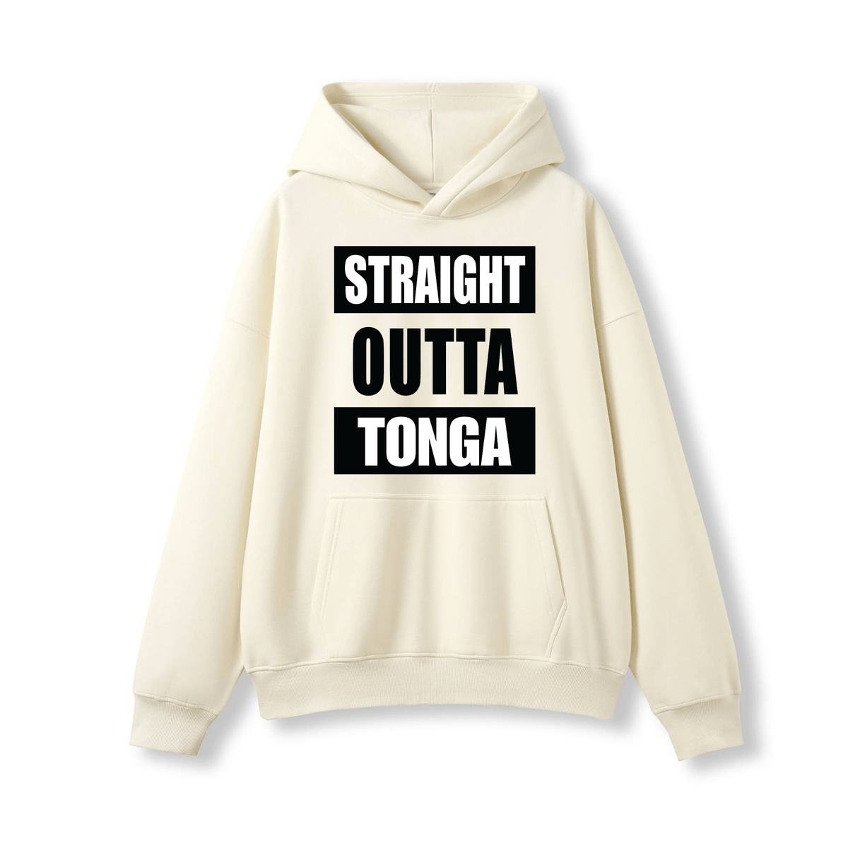 STRAIGHT OUTTA TONGA | OVERSIZE UNISEX HOODIE - Stick N It