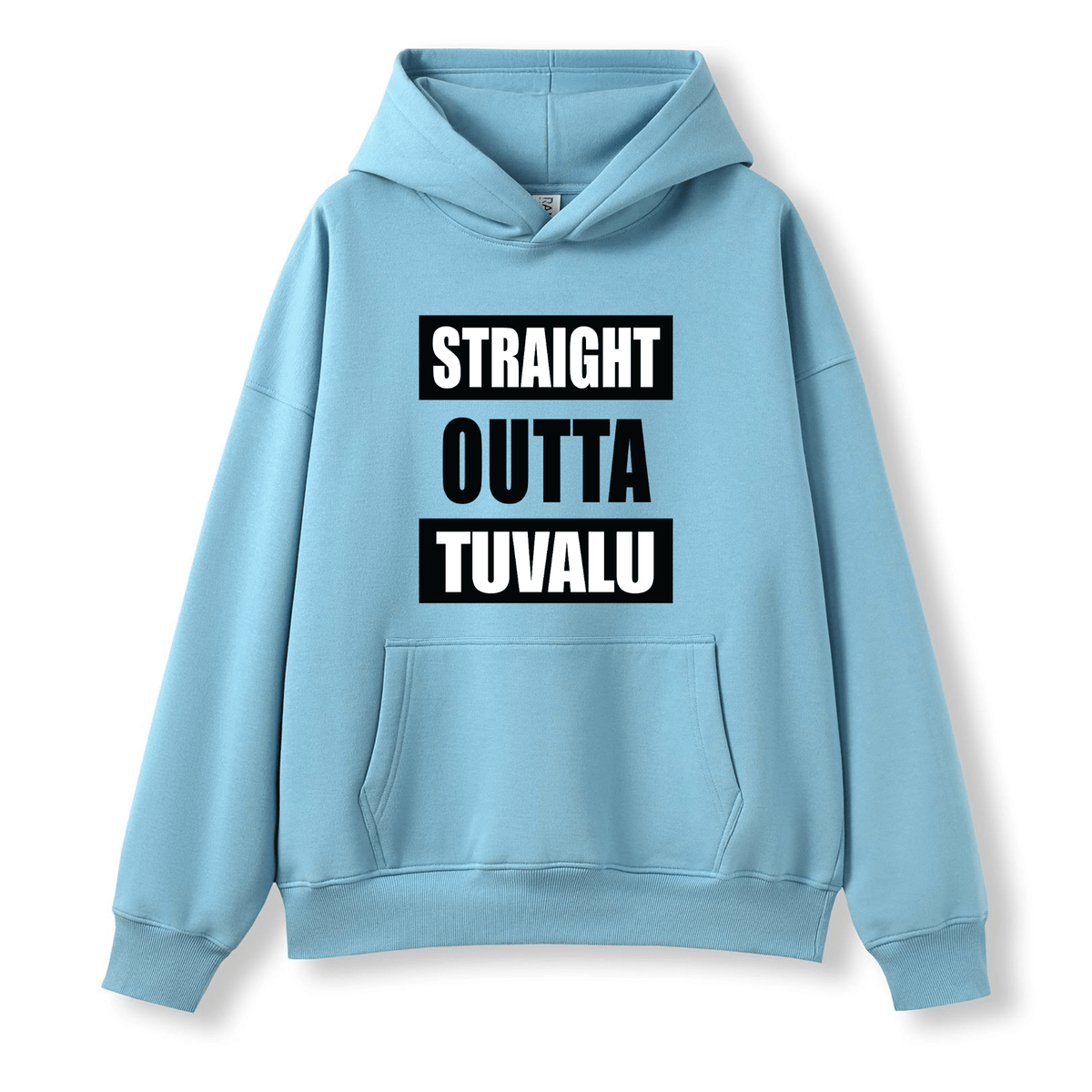 STRAIGHT OUTTA TUVALU | OVERSIZE UNISEX HOODIE - Stick N It