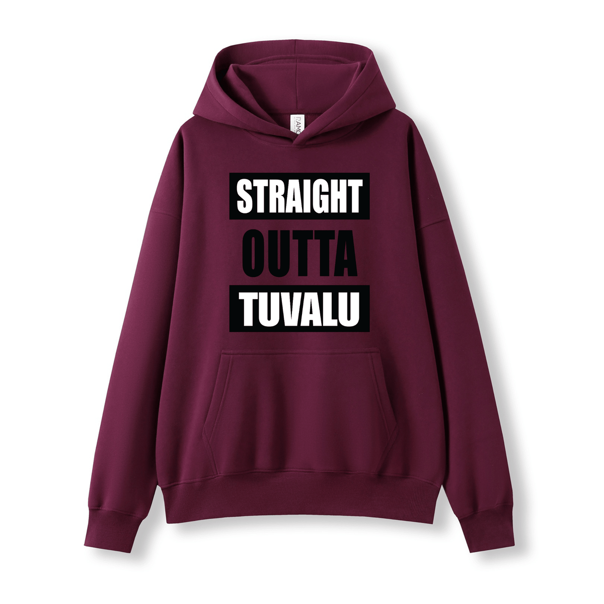 STRAIGHT OUTTA TUVALU | OVERSIZE UNISEX HOODIE - Stick N It
