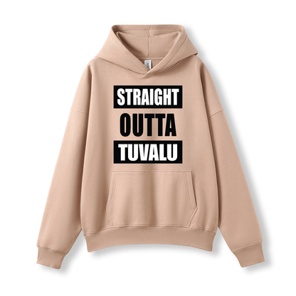 STRAIGHT OUTTA TUVALU | OVERSIZE UNISEX HOODIE - Stick N It
