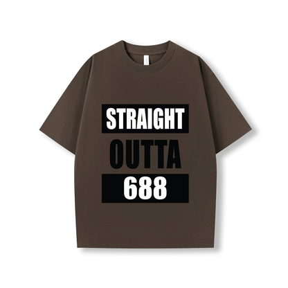 STRAIGHT OUTTA 688 | OVERSIZE UNISEX TEE - Stick N It