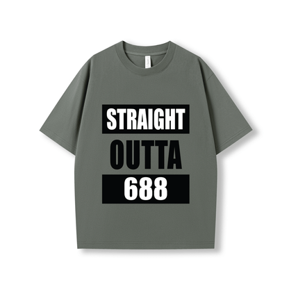 STRAIGHT OUTTA 688 | OVERSIZE UNISEX TEE - Stick N It