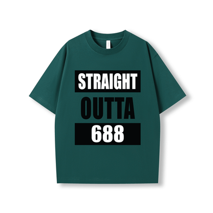 STRAIGHT OUTTA 688 | OVERSIZE UNISEX TEE - Stick N It