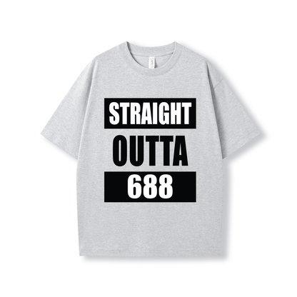 STRAIGHT OUTTA 688 | OVERSIZE UNISEX TEE - Stick N It