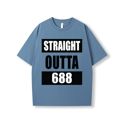 STRAIGHT OUTTA 688 | OVERSIZE UNISEX TEE - Stick N It