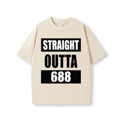 STRAIGHT OUTTA 688 | OVERSIZE UNISEX TEE - Stick N It
