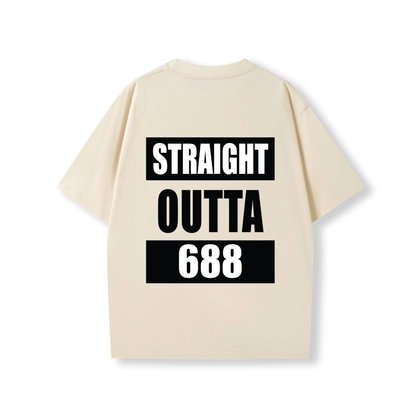 STRAIGHT OUTTA 688 | OVERSIZE UNISEX TEE - Stick N It