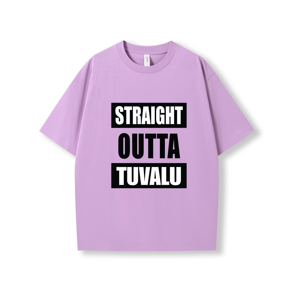 STRAIGHT OUTTA TUVALU | OVERSIZE UNISEX TEE - Stick N It