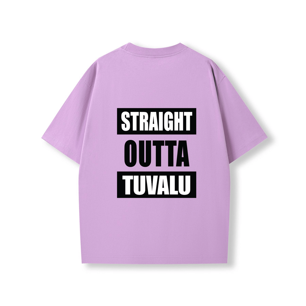 STRAIGHT OUTTA TUVALU | OVERSIZE UNISEX TEE - Stick N It