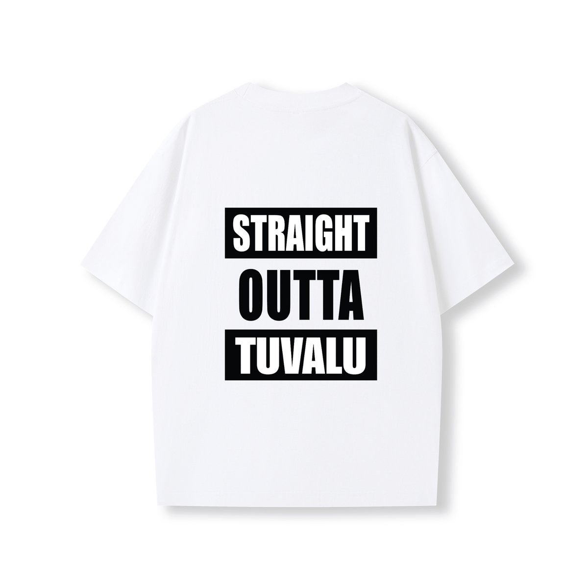 STRAIGHT OUTTA TUVALU | OVERSIZE UNISEX TEE - Stick N It