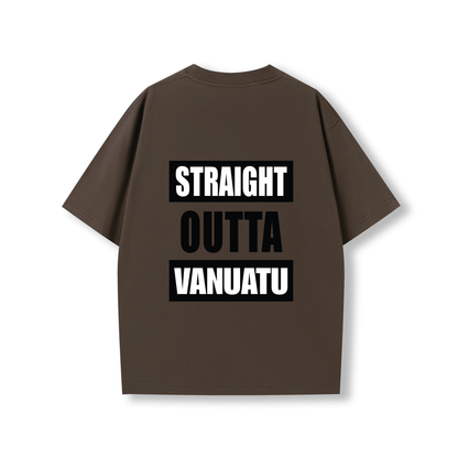 STRAIGHT OUTTA VANUATU | OVERSIZE UNISEX TEE - Stick N It
