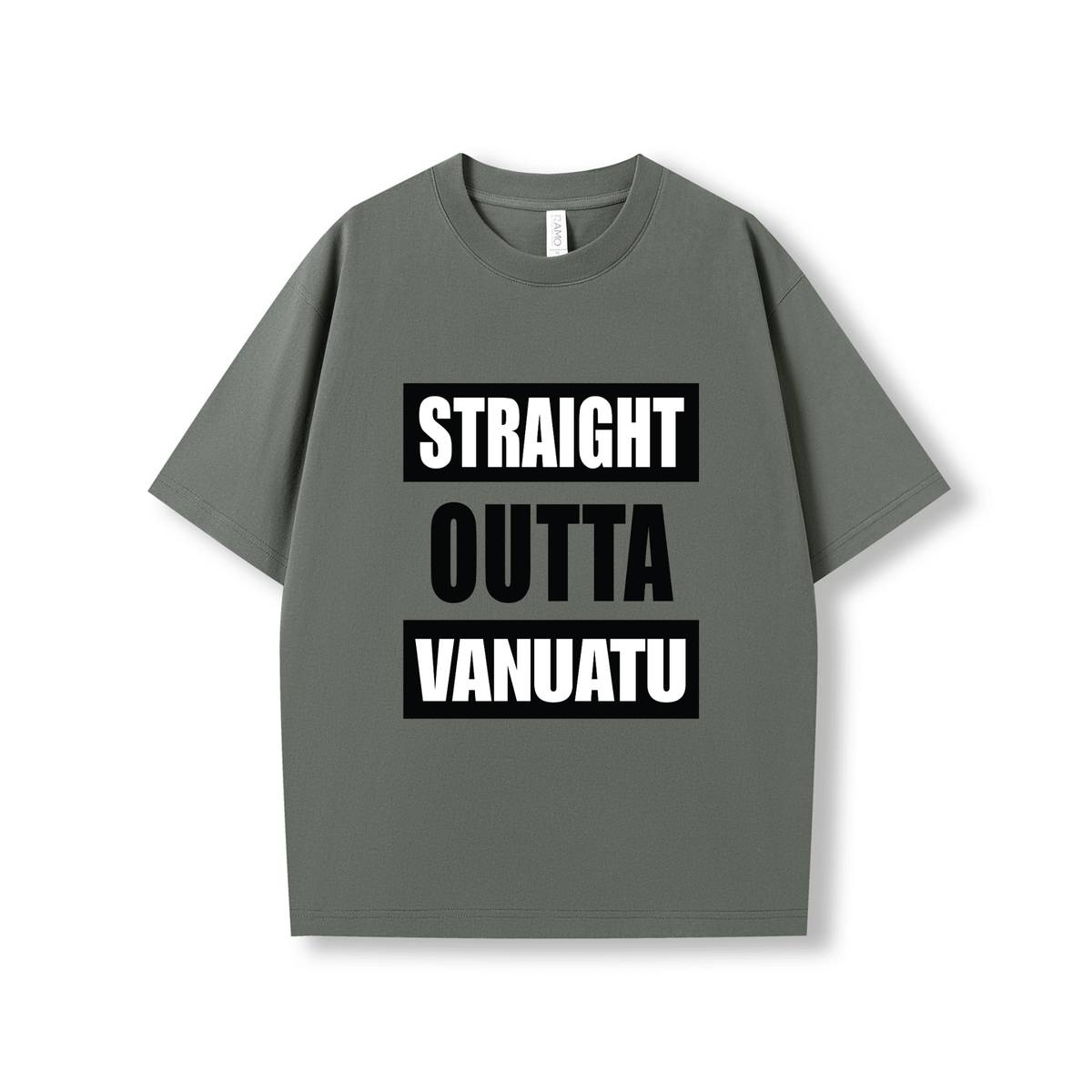 STRAIGHT OUTTA VANUATU | OVERSIZE UNISEX TEE - Stick N It