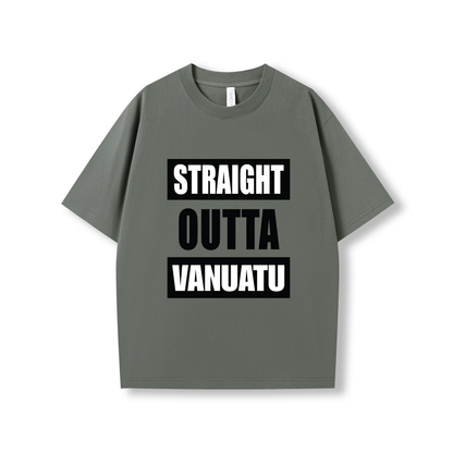 STRAIGHT OUTTA VANUATU | OVERSIZE UNISEX TEE - Stick N It
