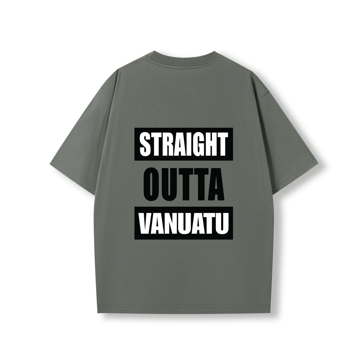 STRAIGHT OUTTA VANUATU | OVERSIZE UNISEX TEE - Stick N It