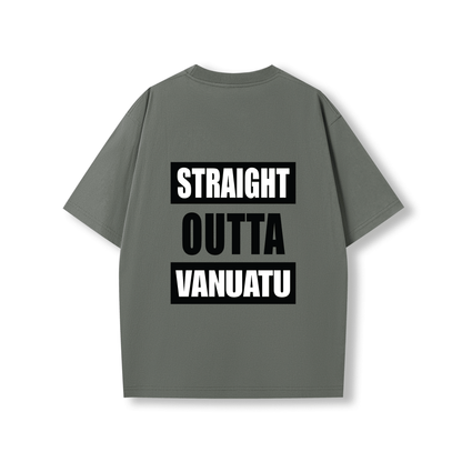STRAIGHT OUTTA VANUATU | OVERSIZE UNISEX TEE - Stick N It