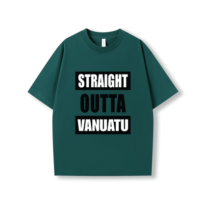 STRAIGHT OUTTA VANUATU | OVERSIZE UNISEX TEE - Stick N It