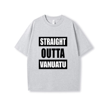 STRAIGHT OUTTA VANUATU | OVERSIZE UNISEX TEE - Stick N It