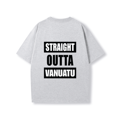 STRAIGHT OUTTA VANUATU | OVERSIZE UNISEX TEE - Stick N It